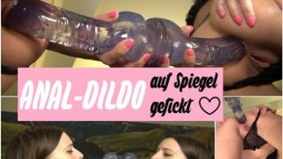 sexyRiaHill – ANAL Dildo auf Spiegel abgefickt