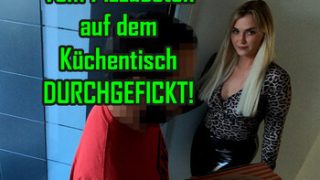 LarissaBell – Vom PIZZABOTEN auf dem Küchentisch durchgefickt!