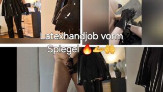 SweetSoul24 @ Handjob im neuen Latexoutfit > MEGA Sexy !